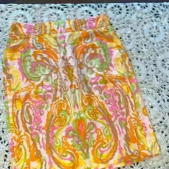 J Crew 100% linen pencil skirt - Picture 1 of 7